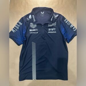 Red Bull Racing Castore Team Shirt Men’s XL – F1 Polo - Las Vegas Edition